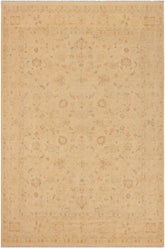 handmade Traditional Kafkaz Beige Brown Hand Knotted RECTANGLE 100% WOOL area rug 9 x 12
